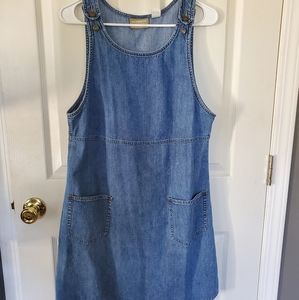 Liz Claiborne 90s denim mini dress size M